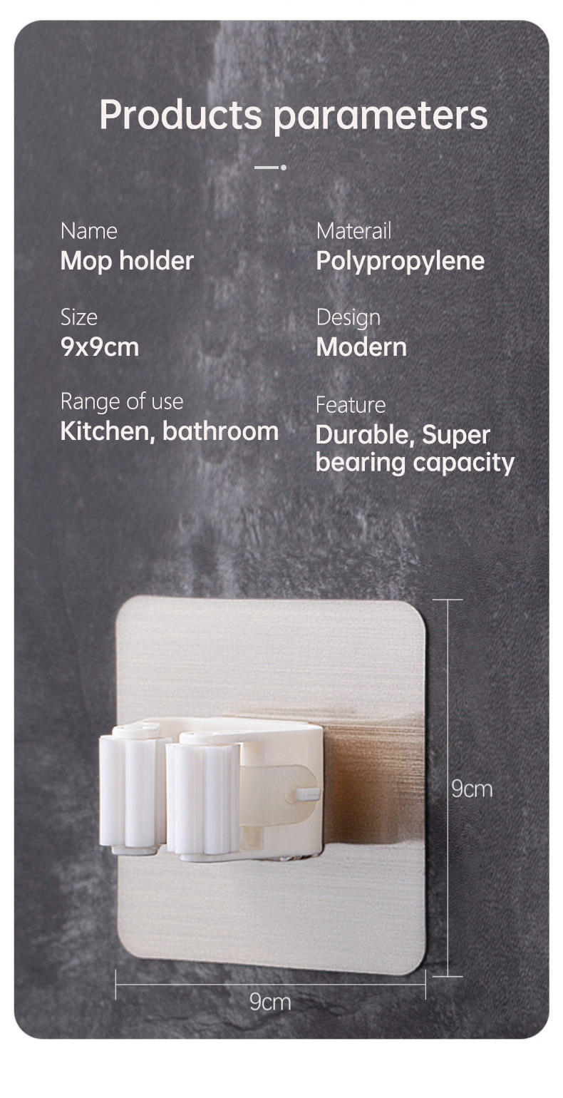 Wall Mounted Mop Holder-6